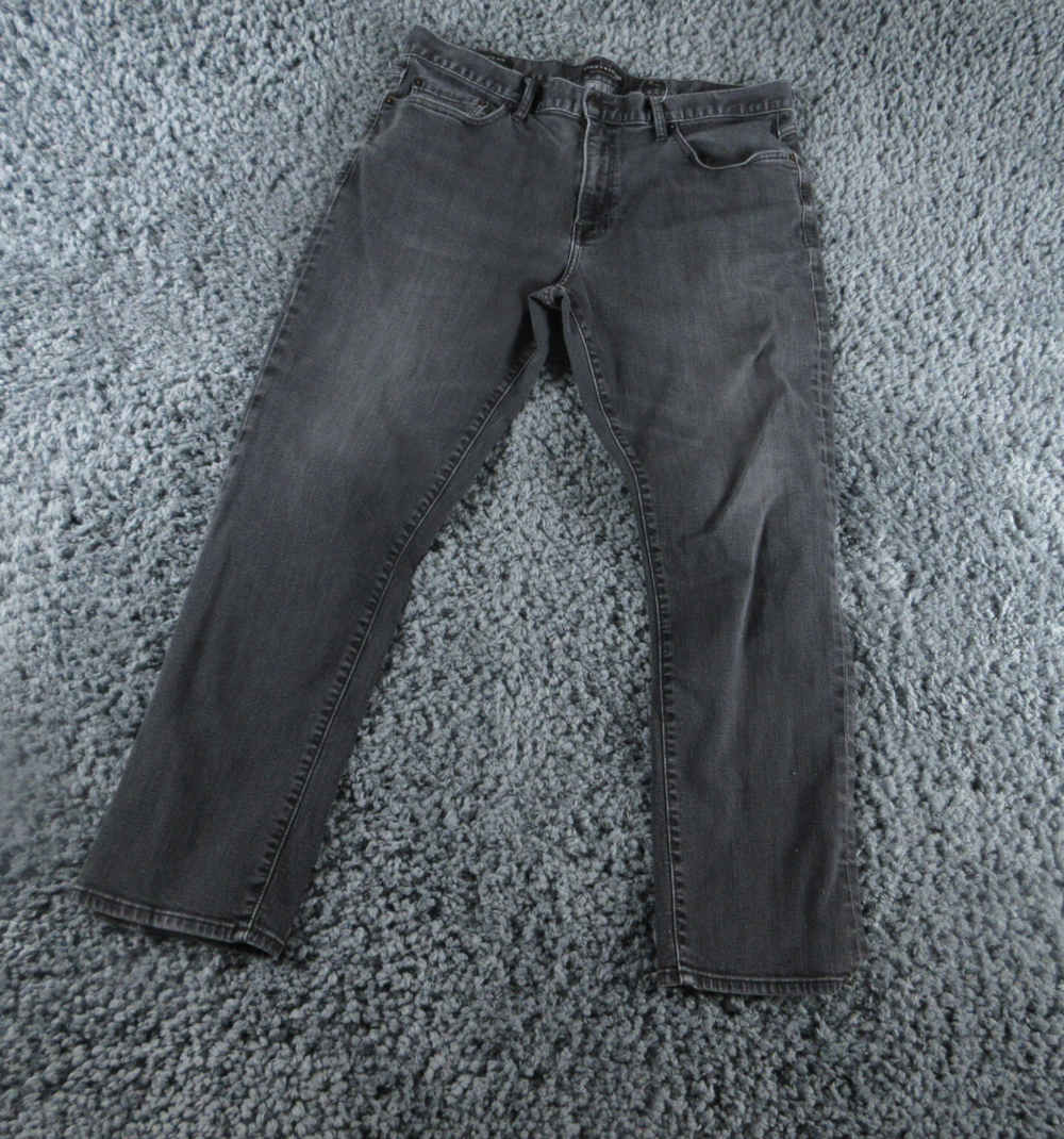 Lucky Brand Jeans Mens 36/30 Black Athletic Slim 36x27.5*